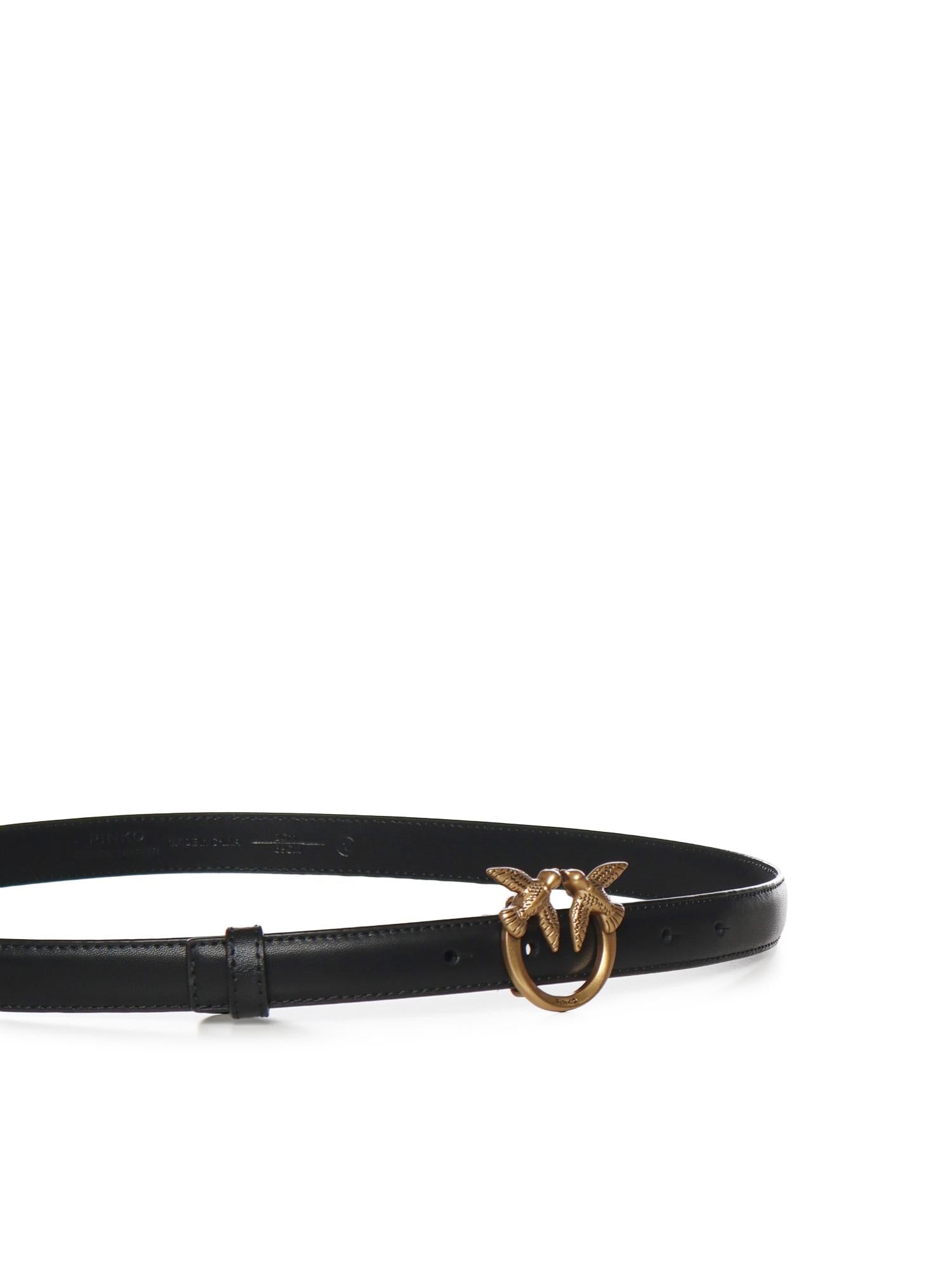 Cintura Love Birds in pelle 100143 A0F1Z99Q PINKO 