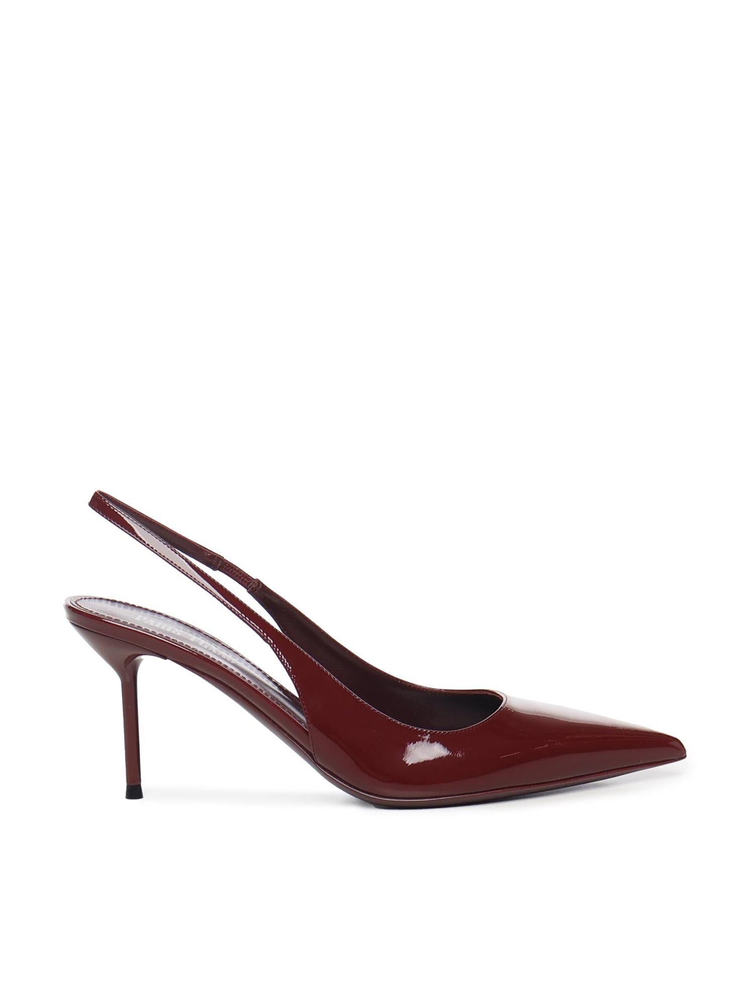 Slingback Lidia in vernice PX1635XVN01 ROUGE NOIR PARIS TEXAS 