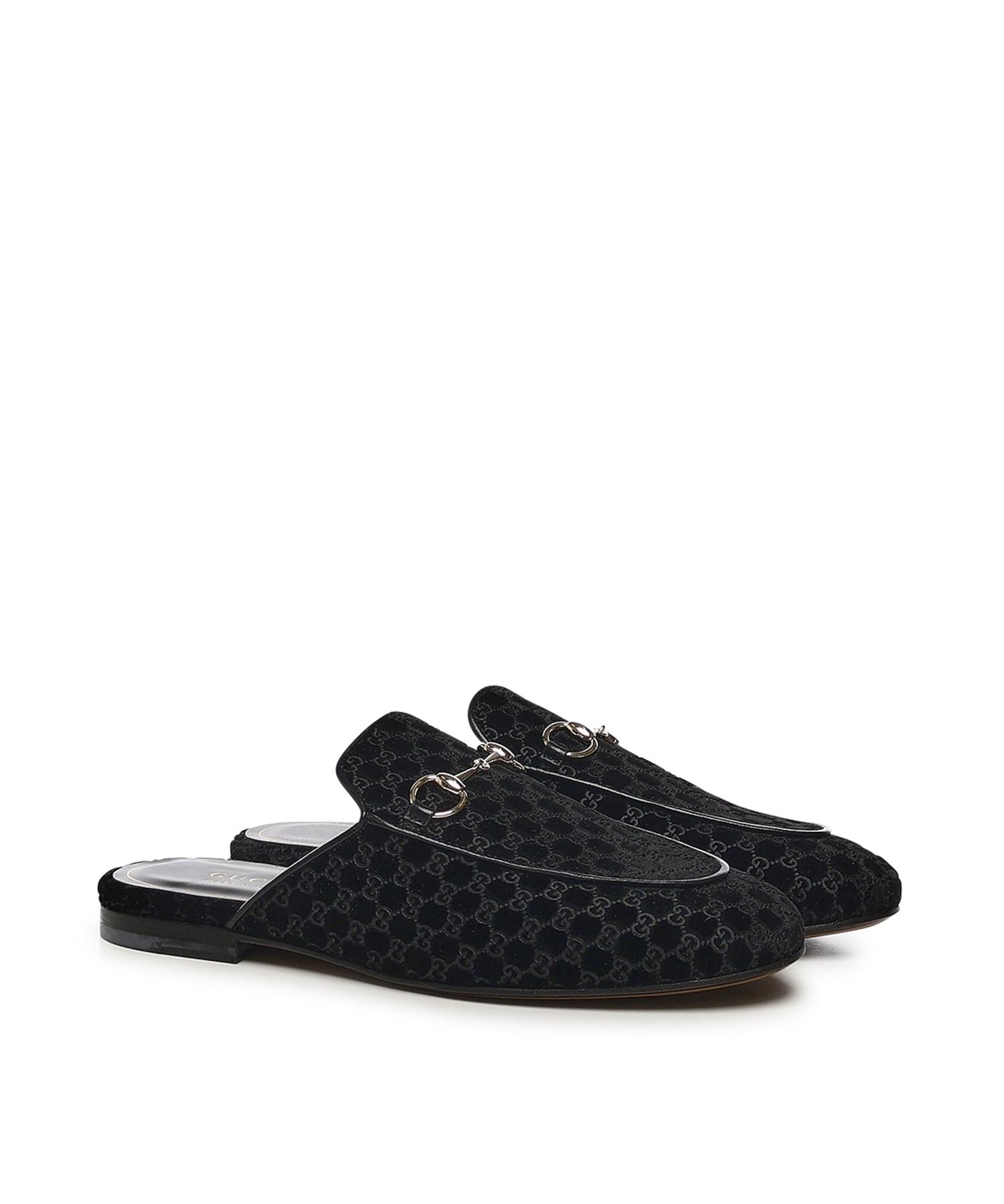 Slipper Princetown in velluto 802163 FAEUF1000 GUCCI 