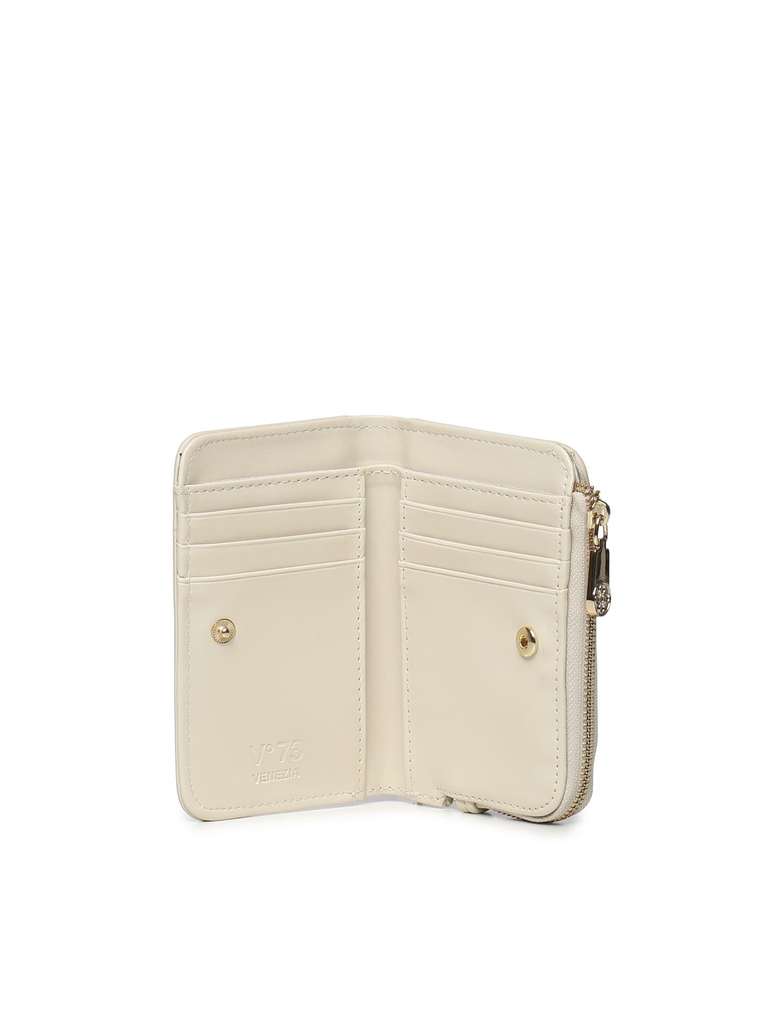 Portafoglio con logo 73PS9D1251 KEIRAOFF WHITE V° 73 