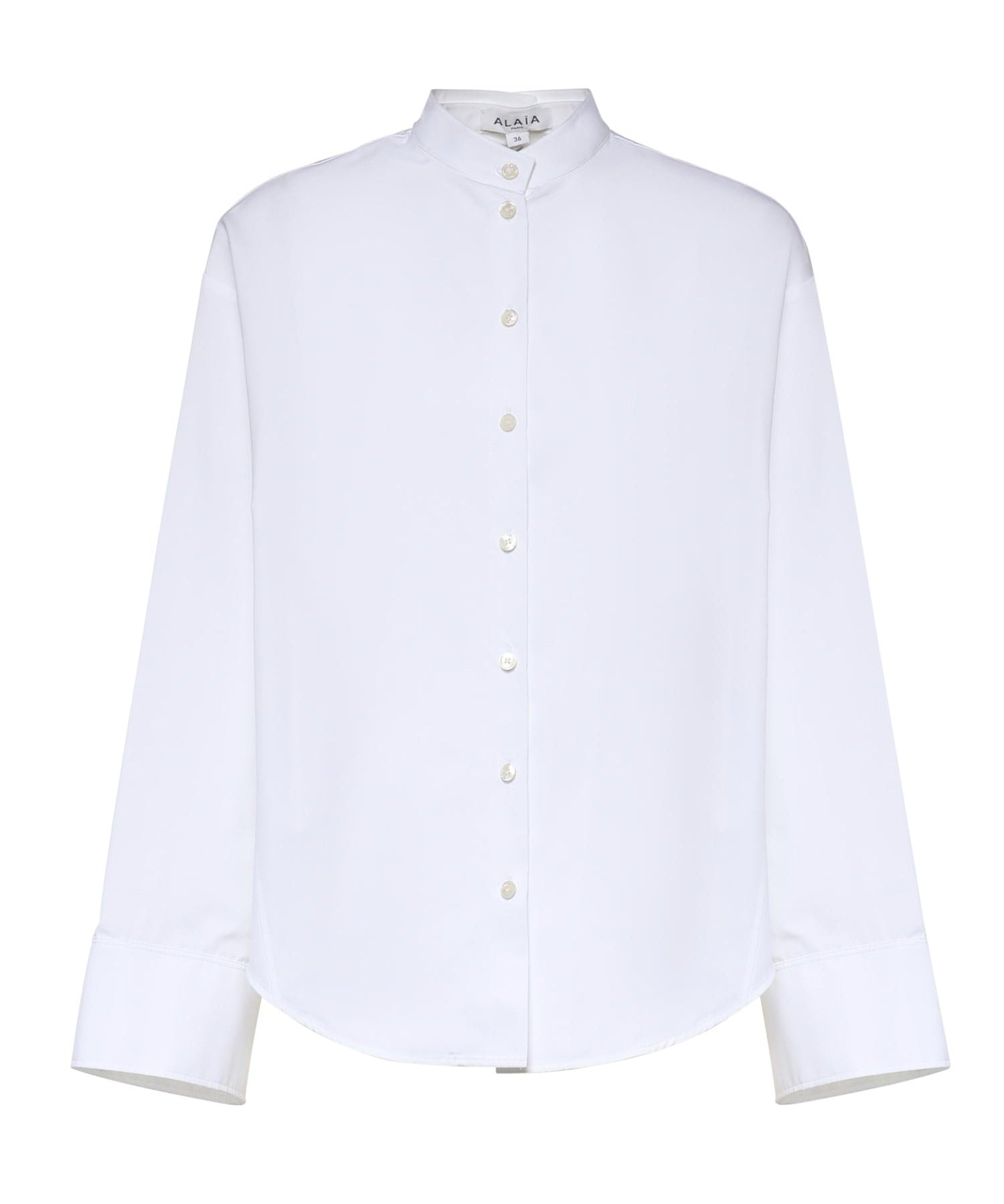 Camicia in popeline di cotone AA9C1010T611C 000 ALAIA 