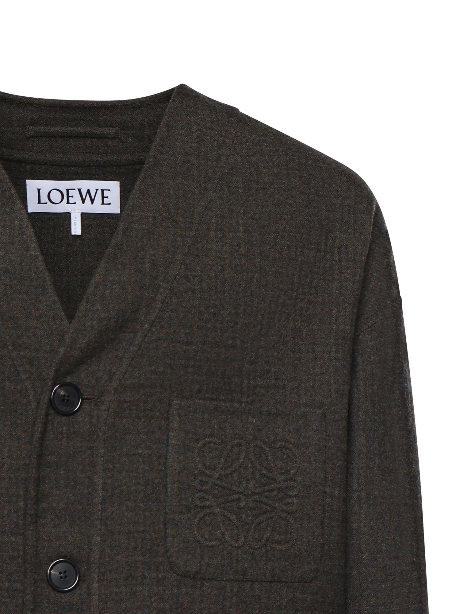 Cardigan in misto cotone e seta H526Y02WDC 6812 LOEWE 