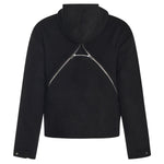 Giacca in lana con zip PREAW25M02158 BLK01 HELIOT EMIL 