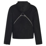 Giacca in lana con zip PREAW25M02158 BLK01 HELIOT EMIL 