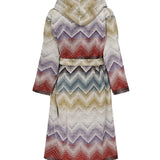 Accappatoio Chandler in spugna di cotone 1E3AC99105 100 MISSONI HOME 