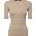 Maglione Solar a costine 125MPU130FI0049 1054 COURREGES 