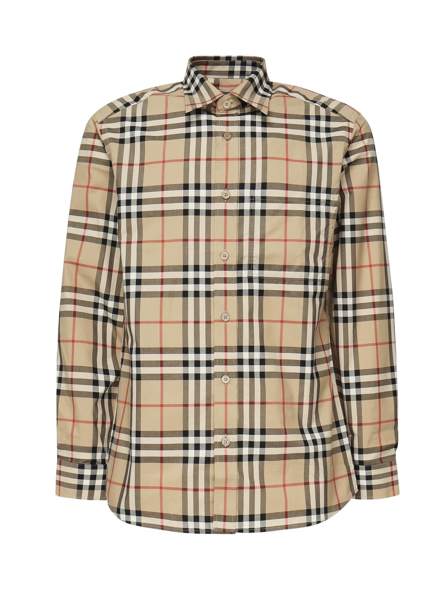Camicia Check in cotone 8070577 A7028 BURBERRY 