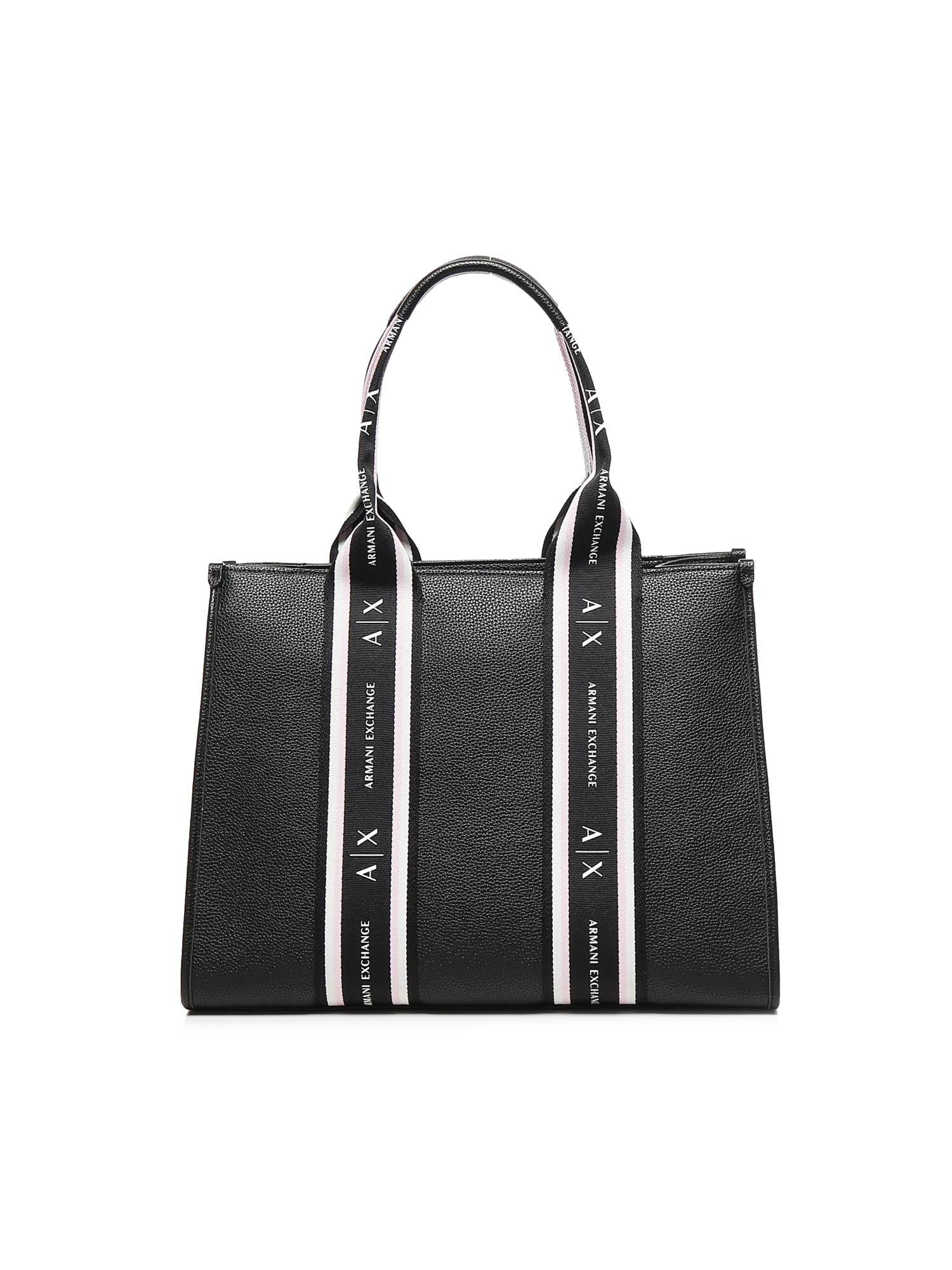 Tote bag con bande a contrasto XW000934 AF13685MC056 ARMANI EXCHANGE 