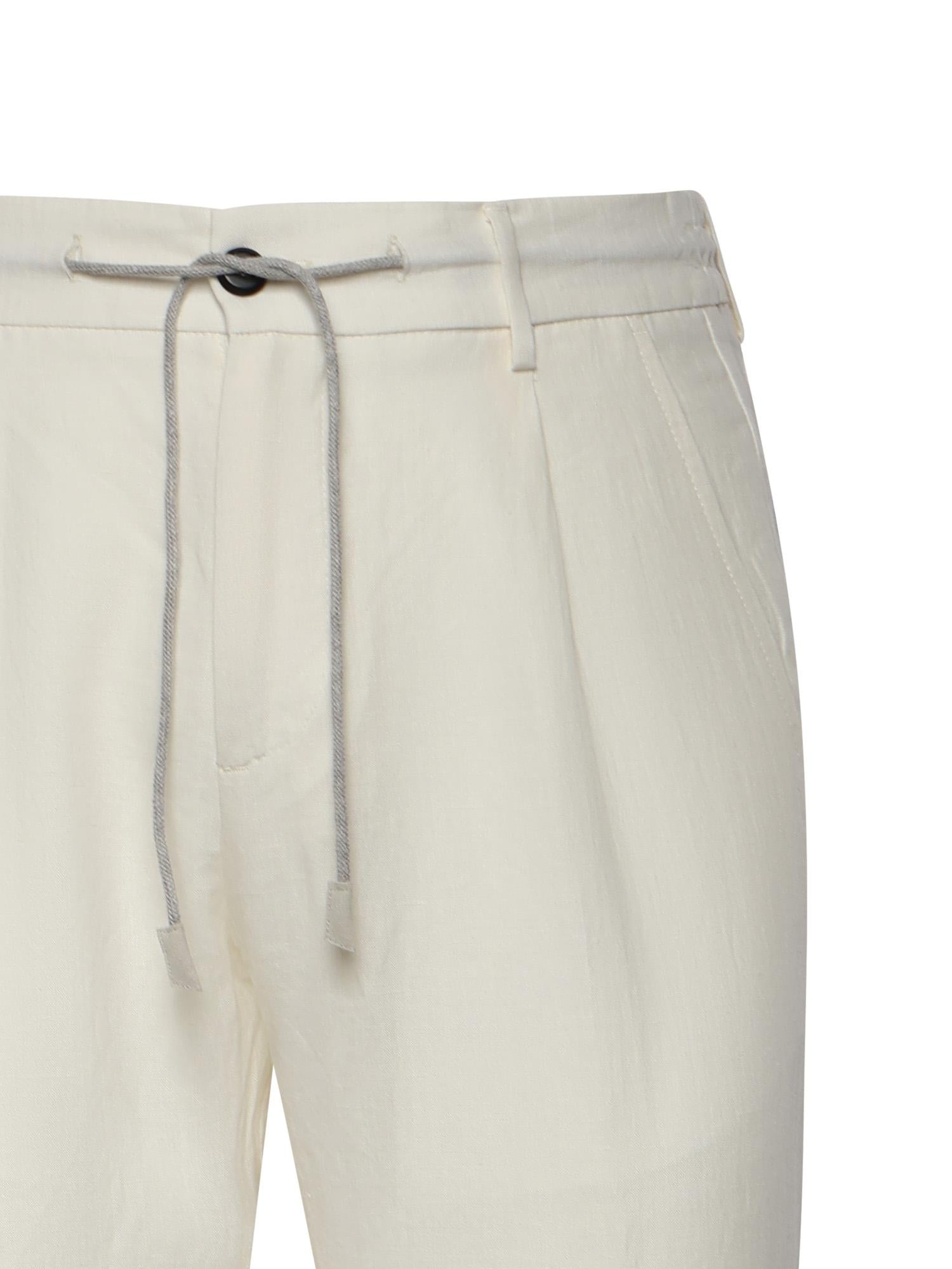 Pantaloni in lino M75PANG03TES0I139 01NN ELEVENTY 