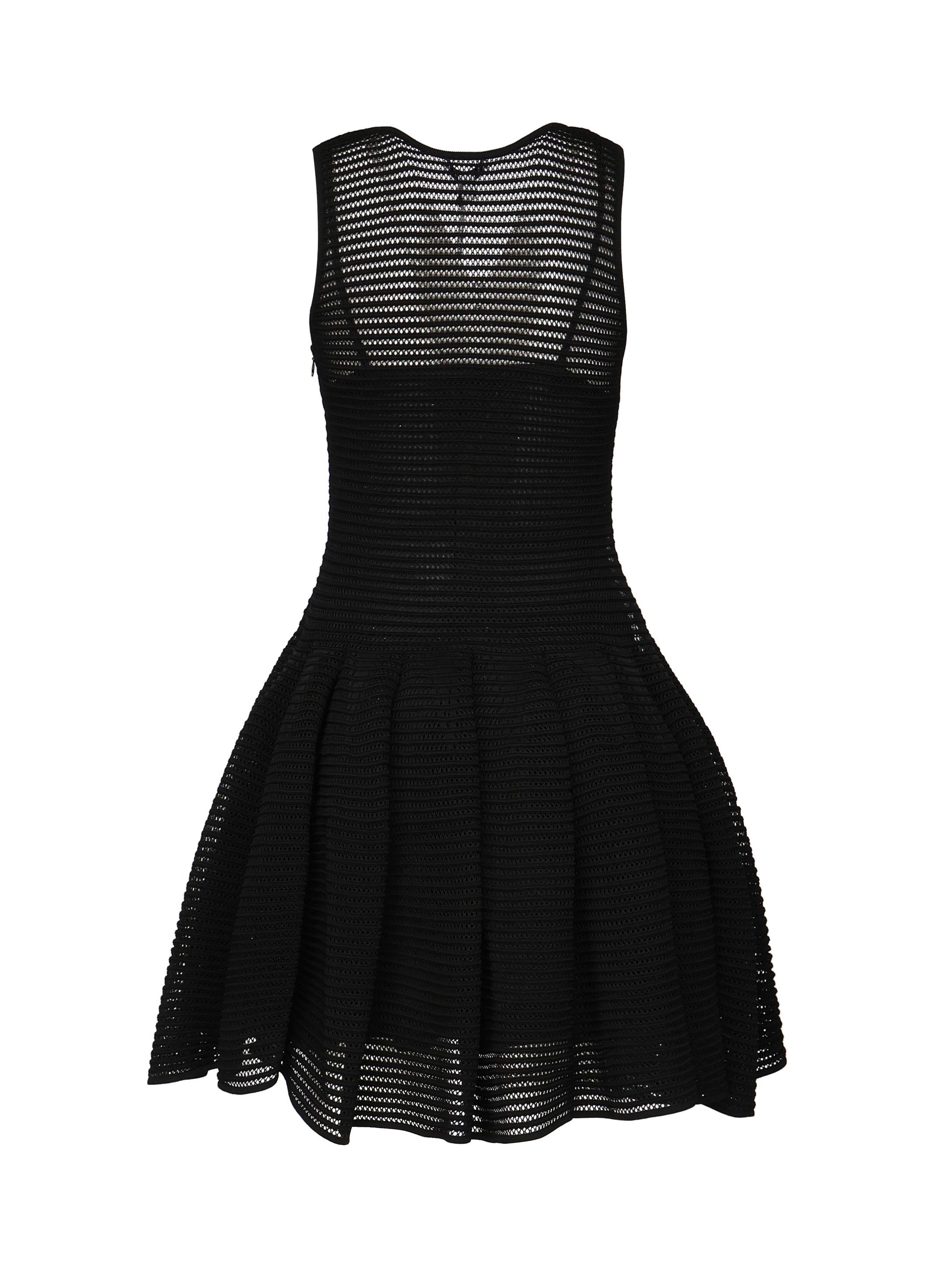 Vestito corti in maglia crinolina AA9R2534K008A 995 ALAIA 