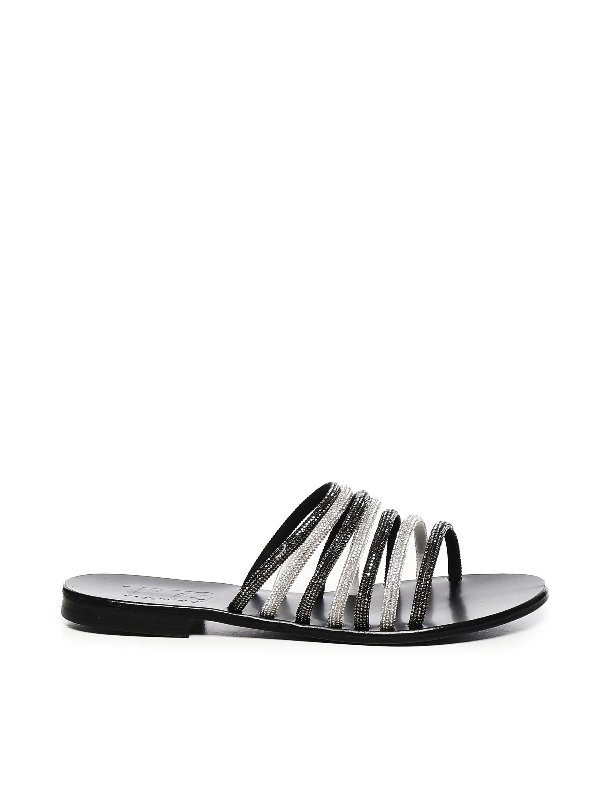 Sandali Fredy con strass 73SC8V502STR FREDYNERO V° 73 