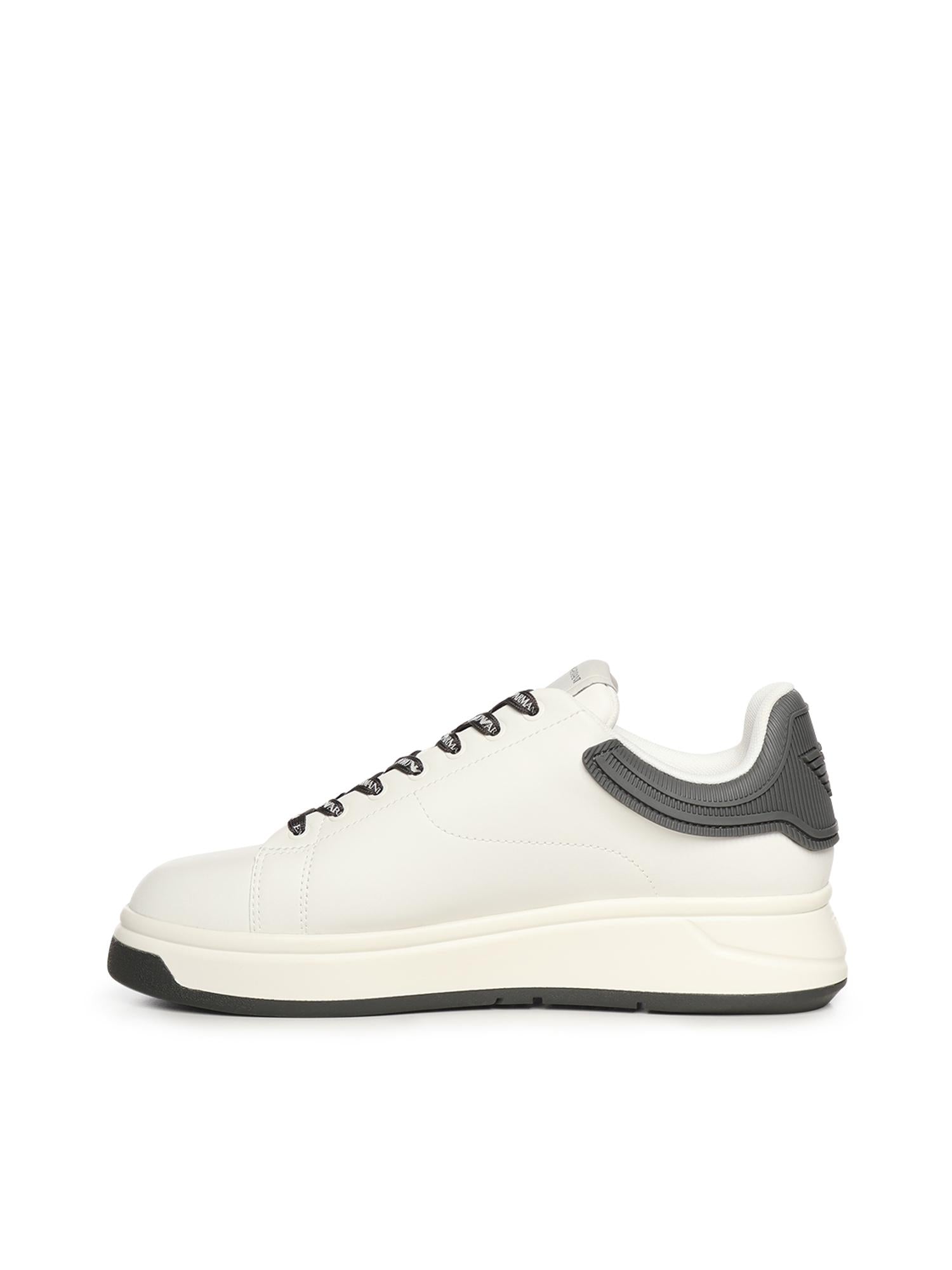 Sneakers in pelle con logo EM003663 AF18212M0364 EMPORIO ARMANI 
