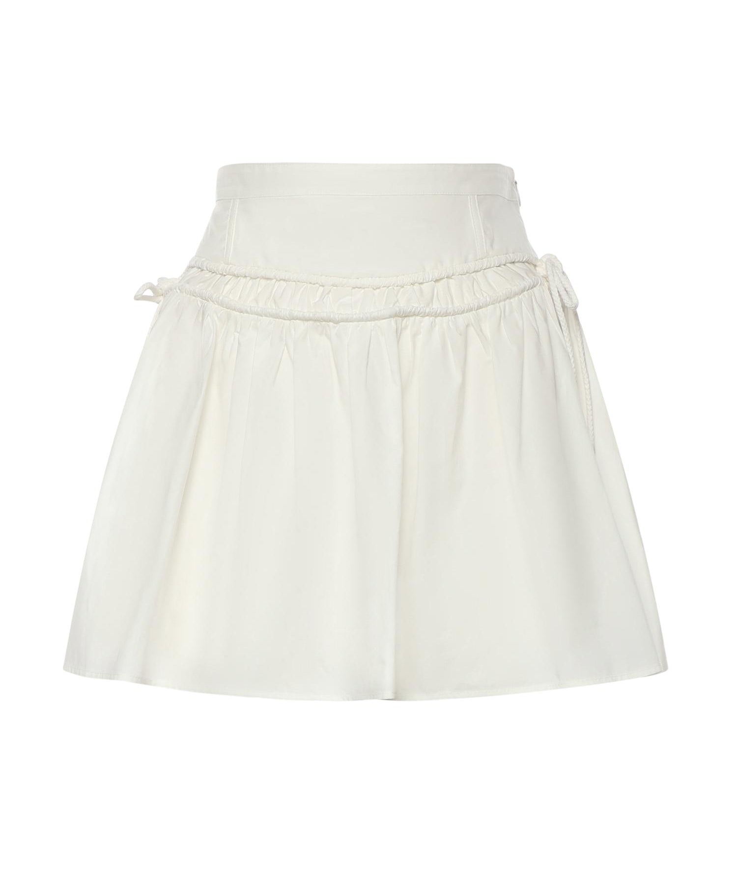Gonna corta con arricci e coulisse 106830 A2LDZ05 PINKO 