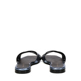 Sandali piatti Miryam<BR/> MIRYAM RETTILE JEANS GIULIANO GALIANO 