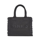 Borsa a spalla media Love Bag One Slouchy in pelle 106243 A2X6M11Q PINKO 
