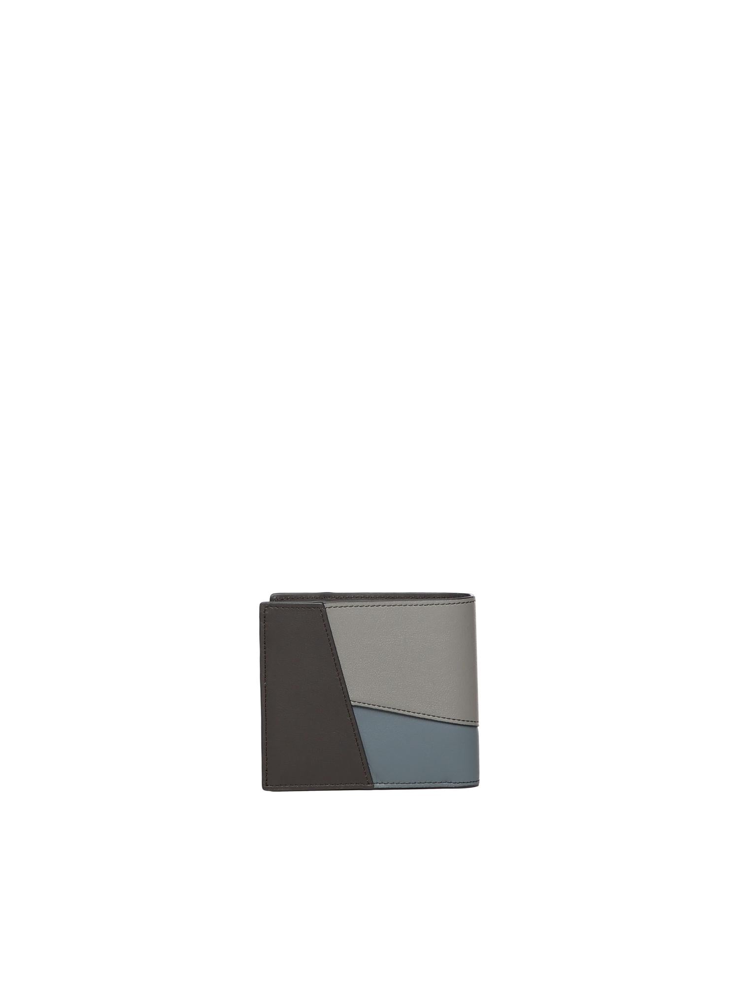 Portafoglio bifold Puzzle in pelle C510302X17 679 LOEWE 
