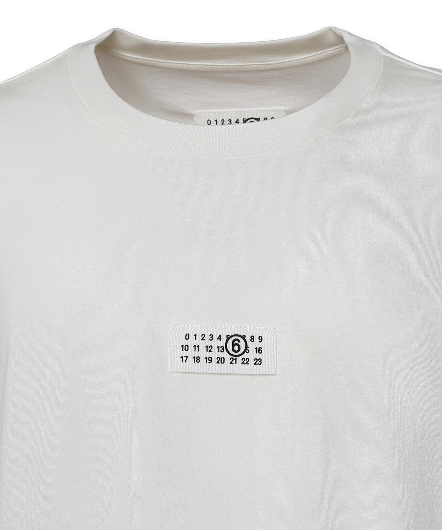 T-shirt Numeric in jersey con logo SH0GC0071 M20258101 MM6 Maison Margiela 