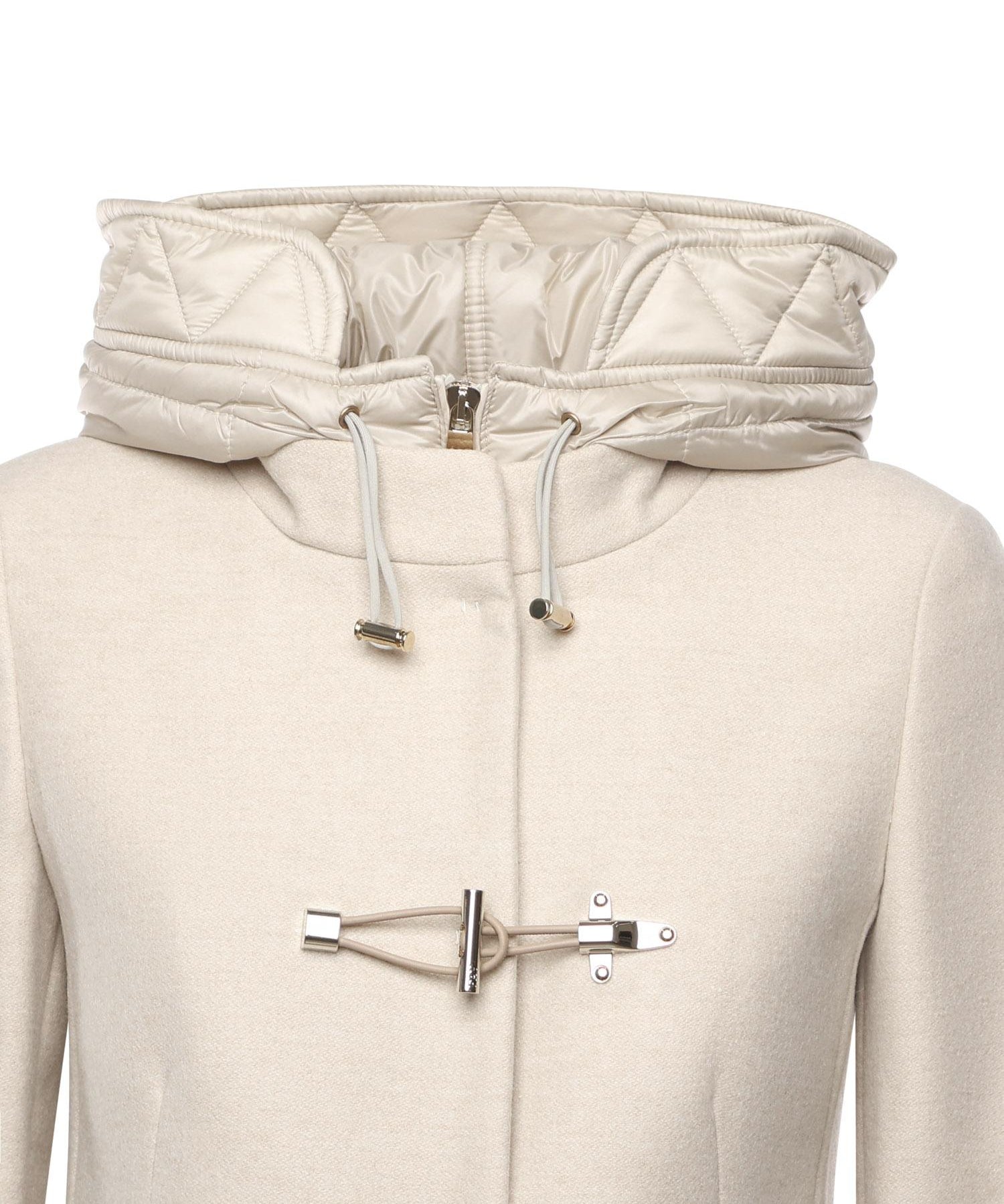 Toggle Coat in panno di lana mélange<BR/> NAW59513430XMY C002 FAY 