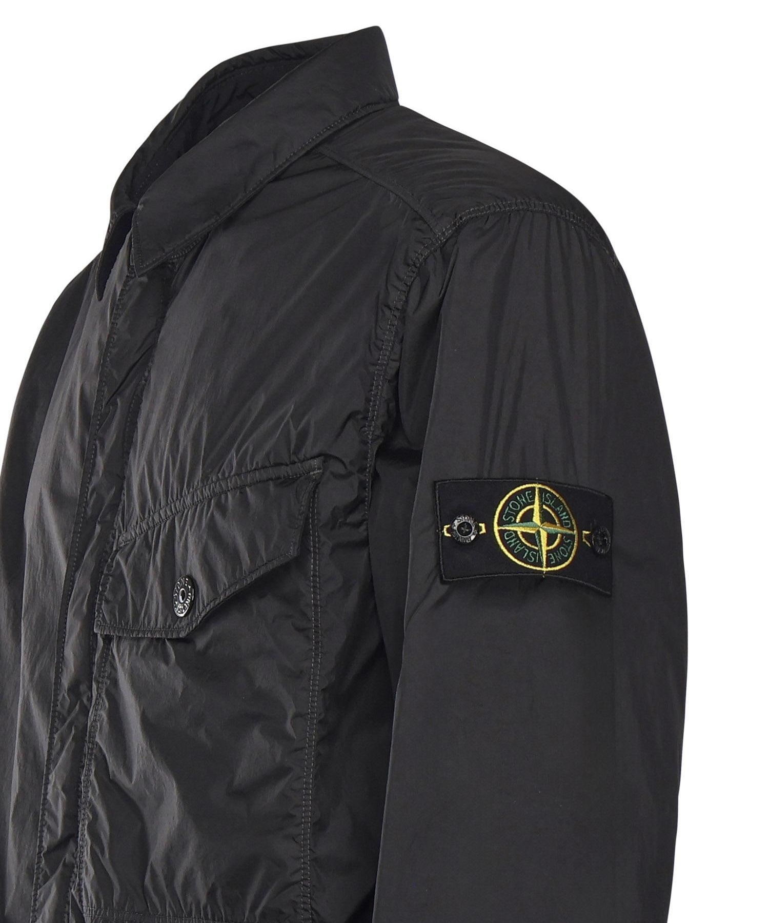 Overshirt in nylon con logo K2S15Q100006 S0A23V0029 STONE ISLAND 
