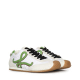 Sneaker Ballet Runner 2.0 in nylon e pelle di vitello LBR2282X31 7918 LOEWE 