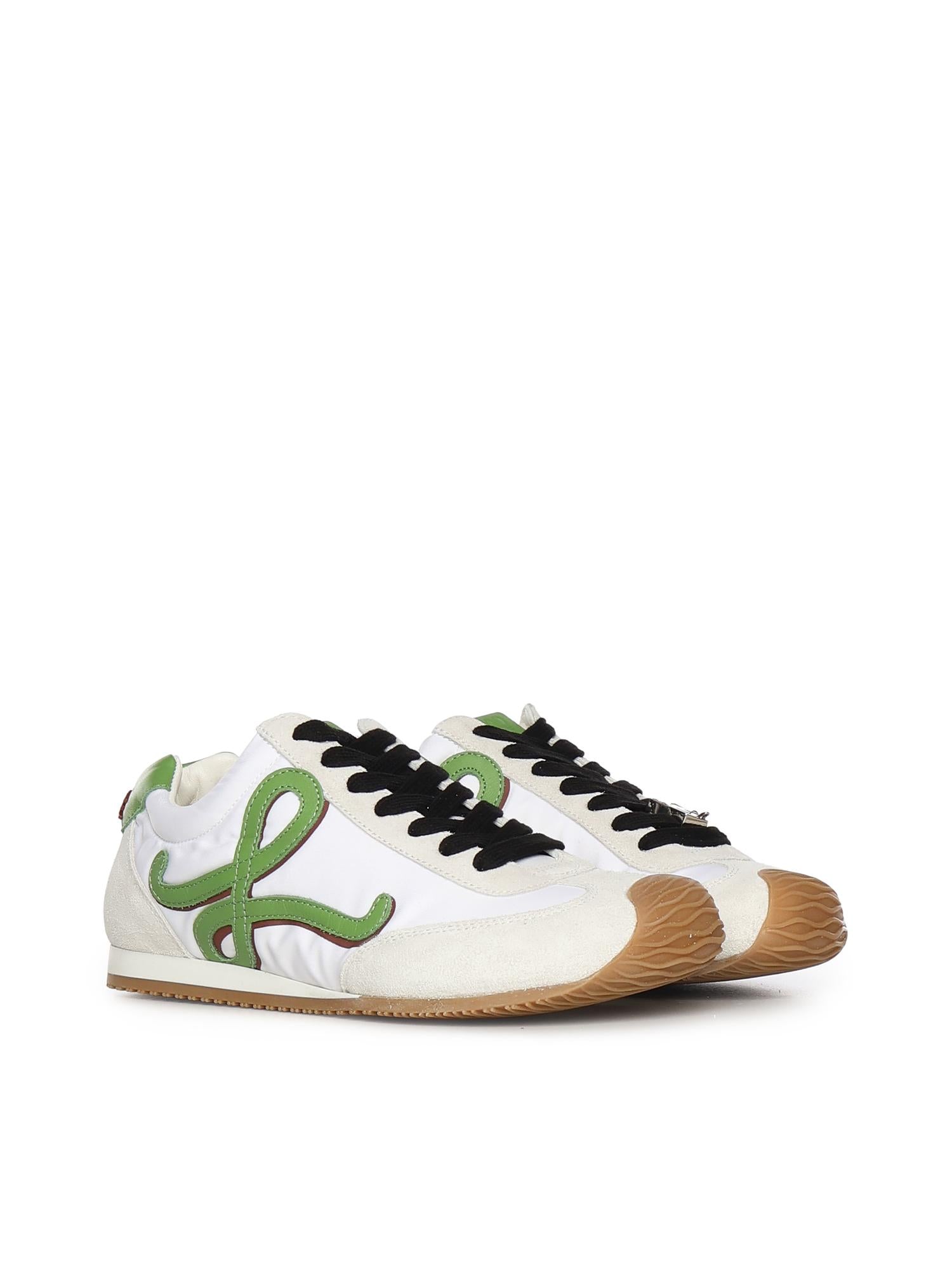 Sneaker Ballet Runner 2.0 in nylon e pelle di vitello LBR2282X31 7918 LOEWE 