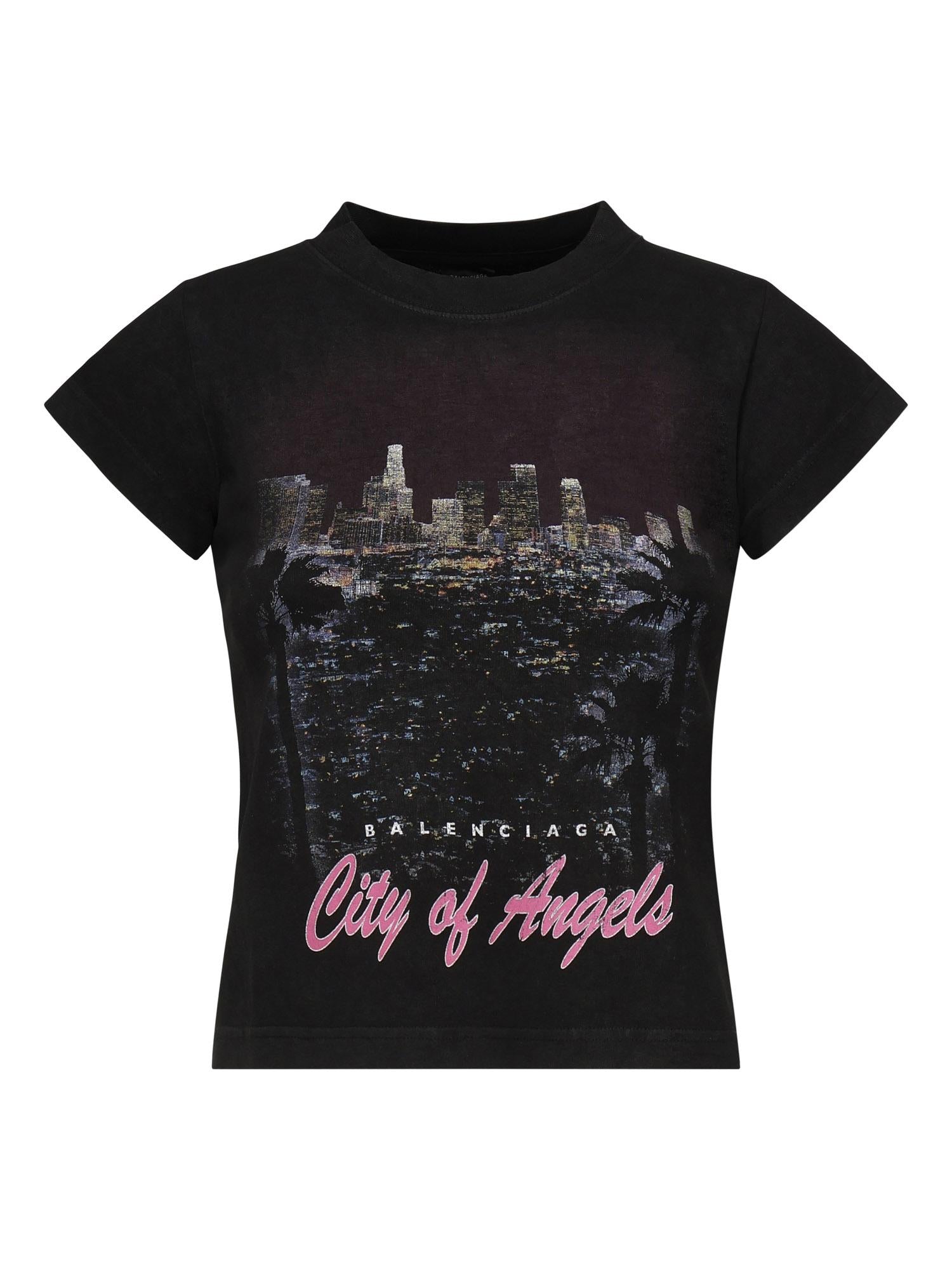 T-shirt Shrunk City Of Angels 807341 TSVR51041 BALENCIAGA 
