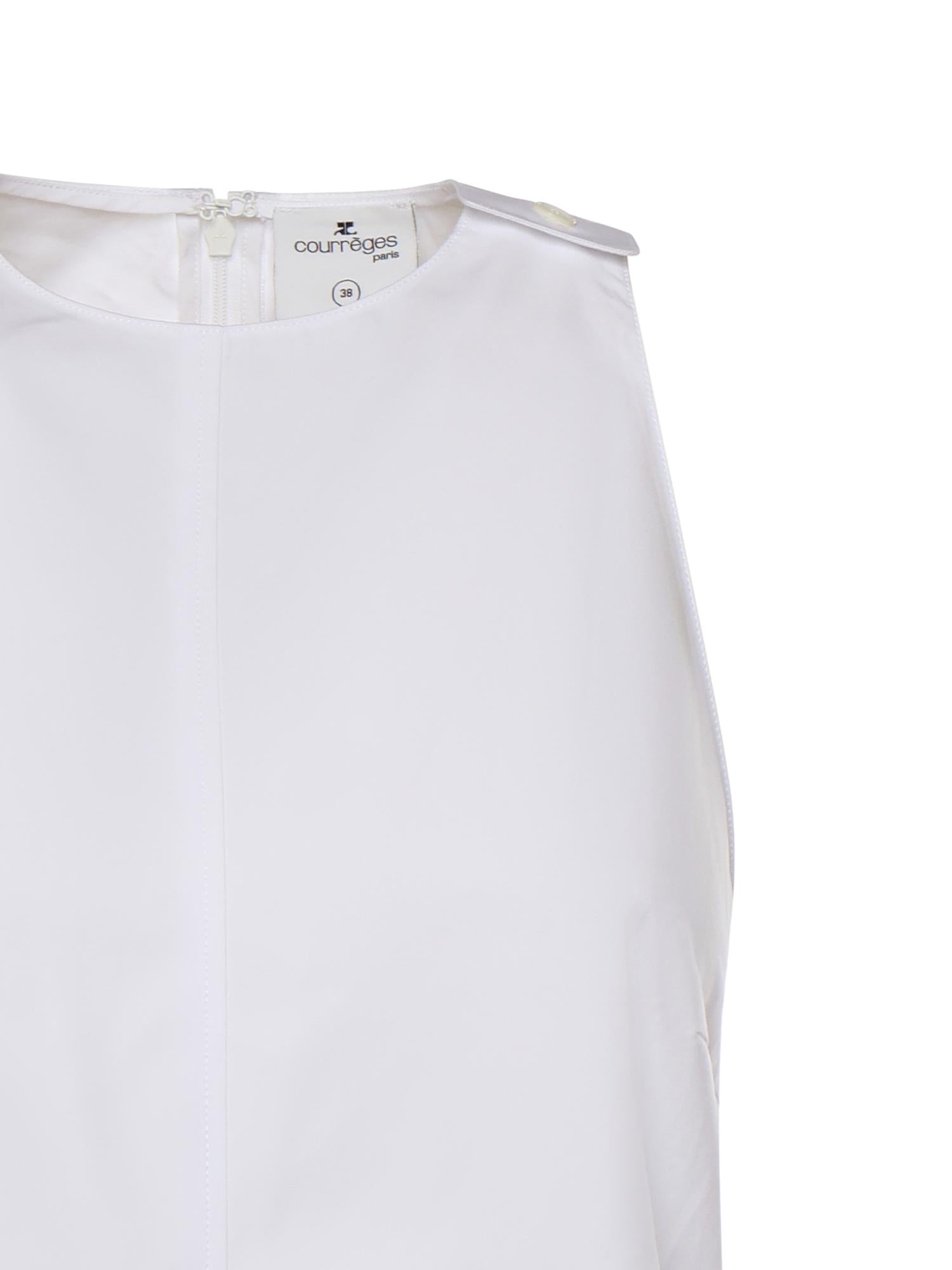 Abito Heritage in cotone 126CR0770CO0172 0010 COURREGES 