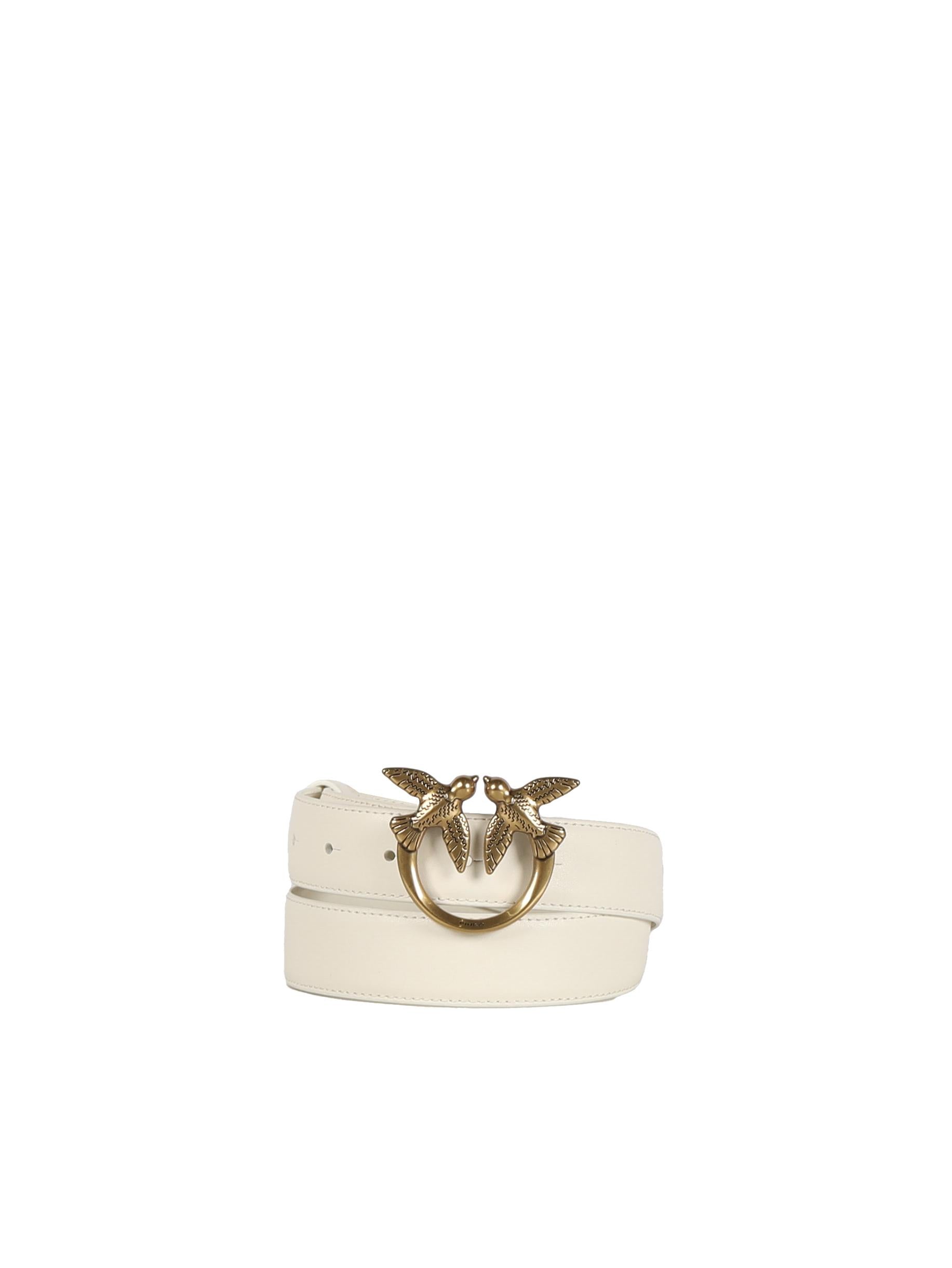 Cintura Love Birds in pelle 100125 A0F1Z14Q PINKO 