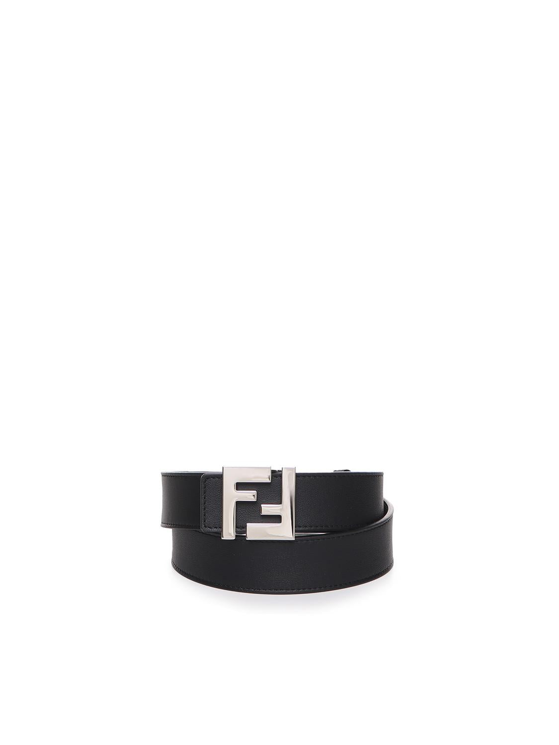 Cintura FF Squared in pelle 7C0424 AGR9F0GXN FENDI 