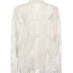 Camicia in tulle ricamato 79AAL644 JR008003 GENNY 