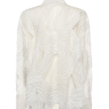 Camicia in tulle ricamato 79AAL644 JR008003 GENNY 