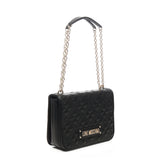 Borsa a spalla trapuntata con logo<BR/> JC4000PP1LLA0 00A LOVE MOSCHINO 