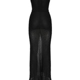 Vestito lungo Fae 255610 BLACK CHARO RUIZ 