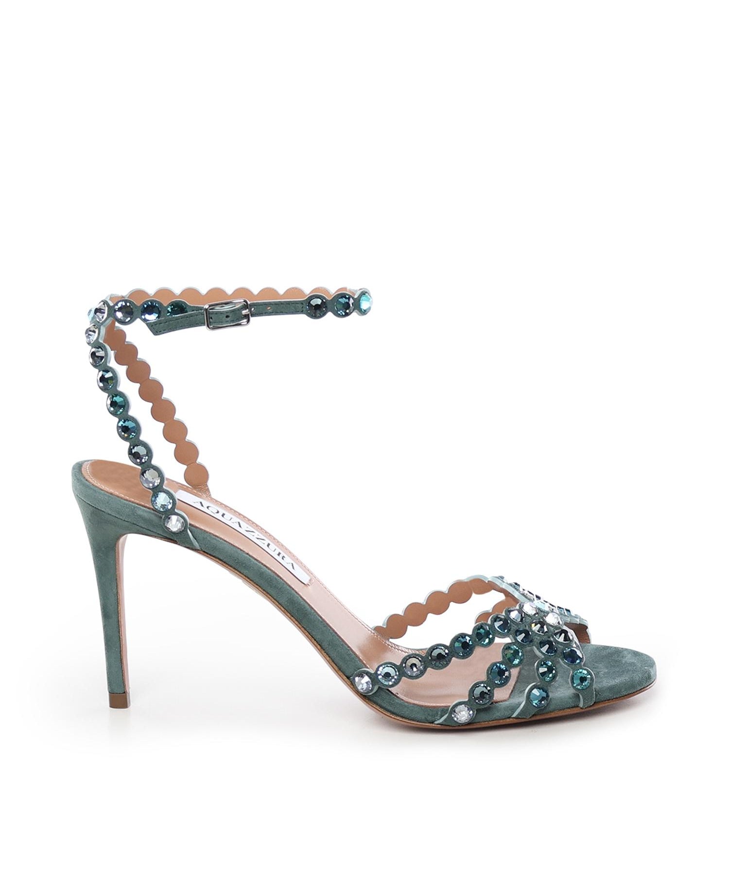 Sandali Tequila con cristalli TQLMIDS0 SUELGE AQUAZZURA 