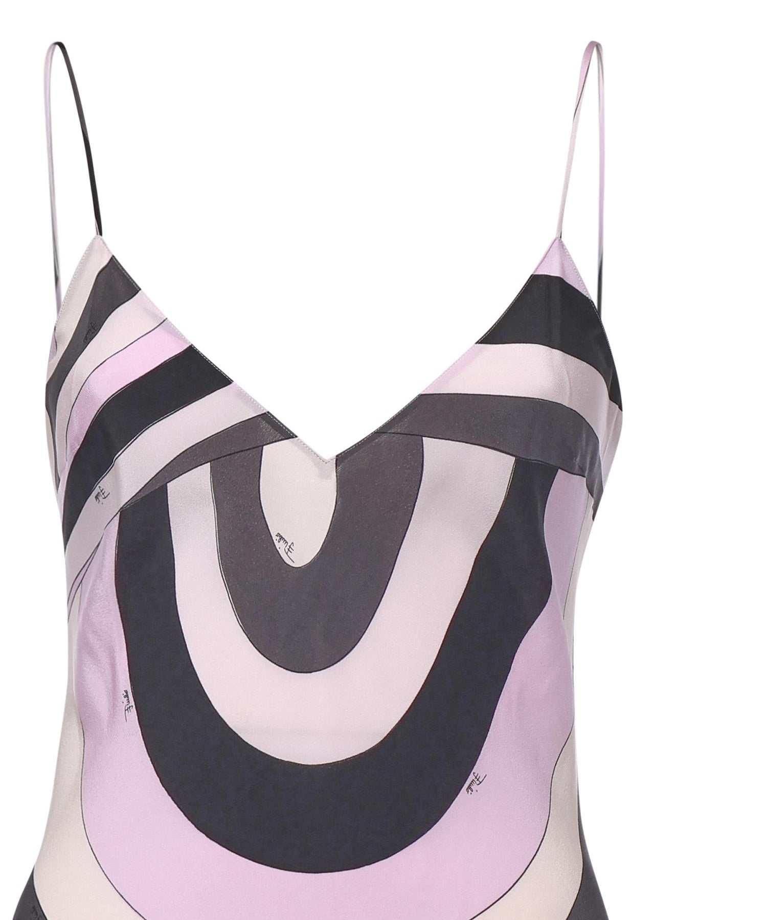 Abito in seta con stampa Iride 5URI26 5U753010 PUCCI 