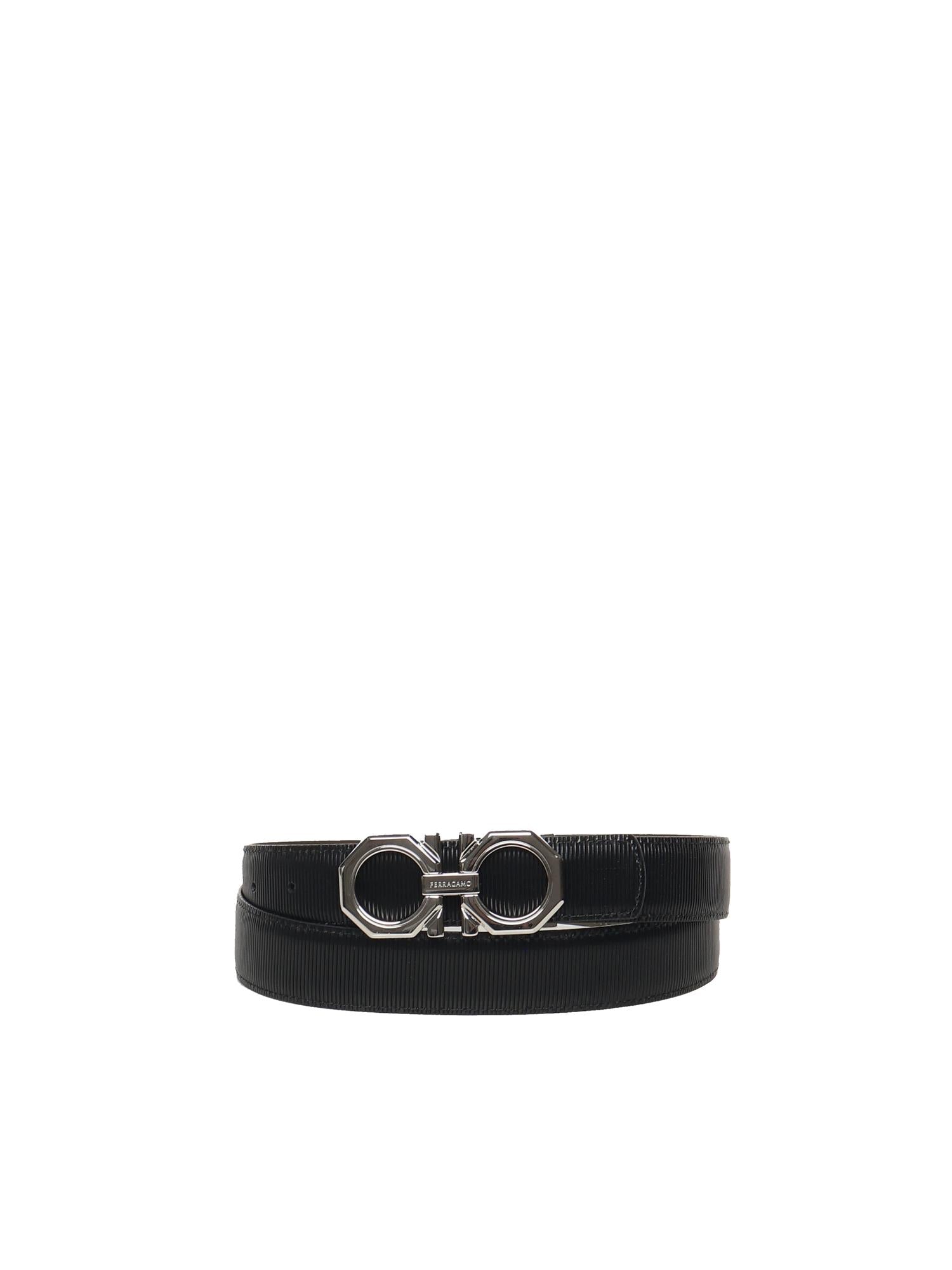 Cintura Gancini in pelle 670266 781219011 FERRAGAMO 