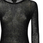 Maglia Pico con micro paillettes 105398 A2PMZ99 PINKO 