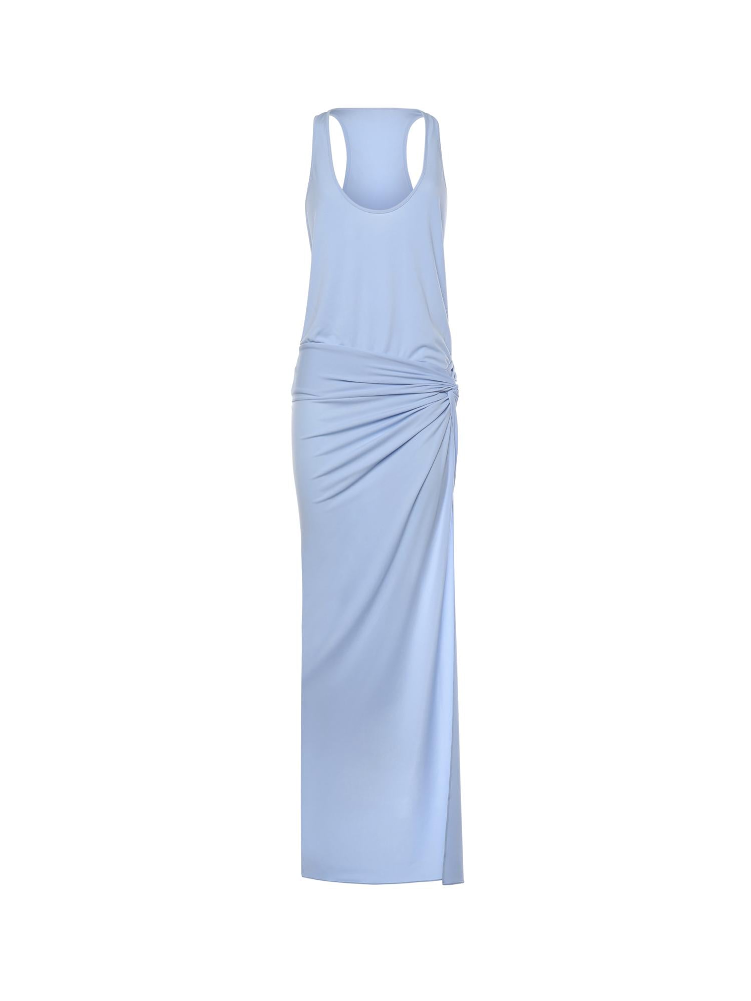 Abito lungo Juno T190147A TJP073CIELO THE ANDAMANE 