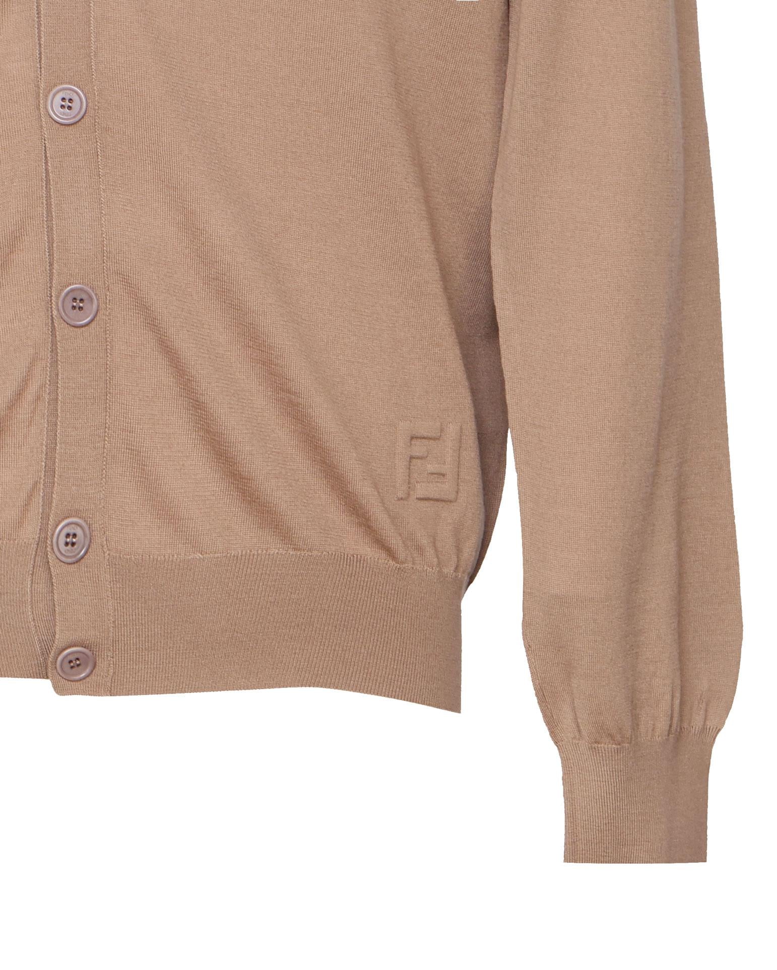 Cardigan in lana leggera FZC491 AR88F0TZ8 FENDI 