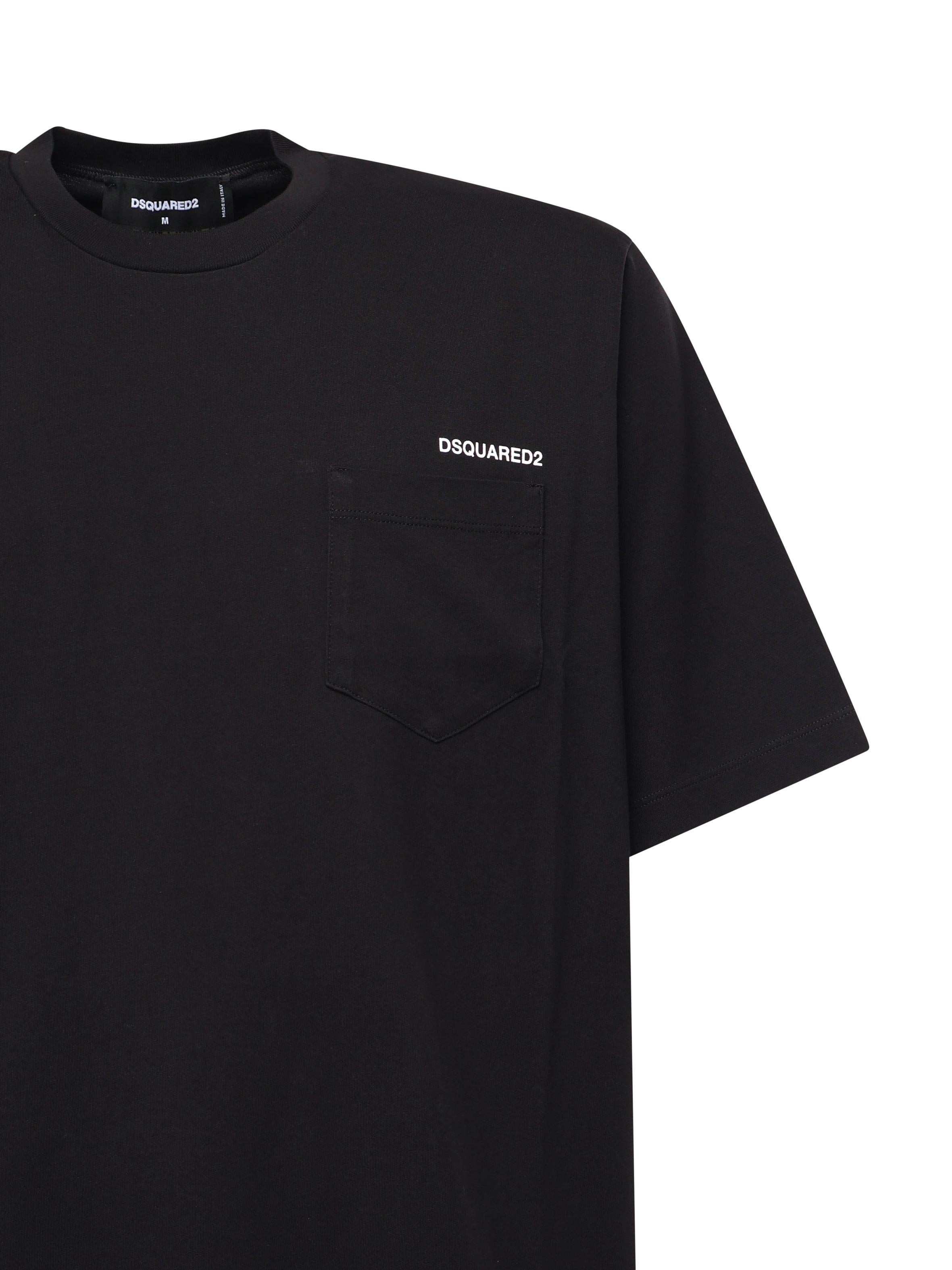 T-shirt con stampa grafica S74GD1348 D20020900 DSQUARED2 