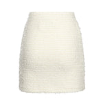 Minigonna in maglia bouclé<BR/> AW25028SK C SELF-PORTRAIT 