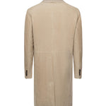 Cappotto in pelle scamosciata L75CAPL01PEL0L002 02 ELEVENTY 