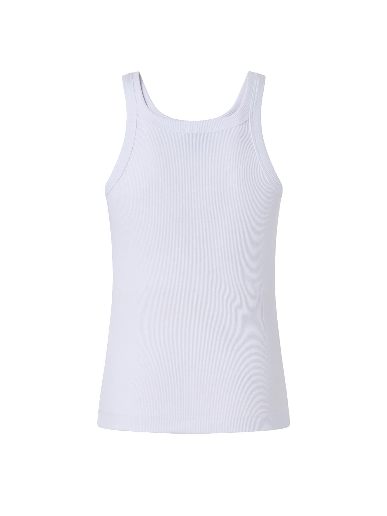 Tank top con ricamo e strass 107299 A3H7Z14 PINKO 