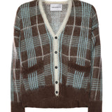 Cardigan in misto lana B9F0015 439 AMARANTO 