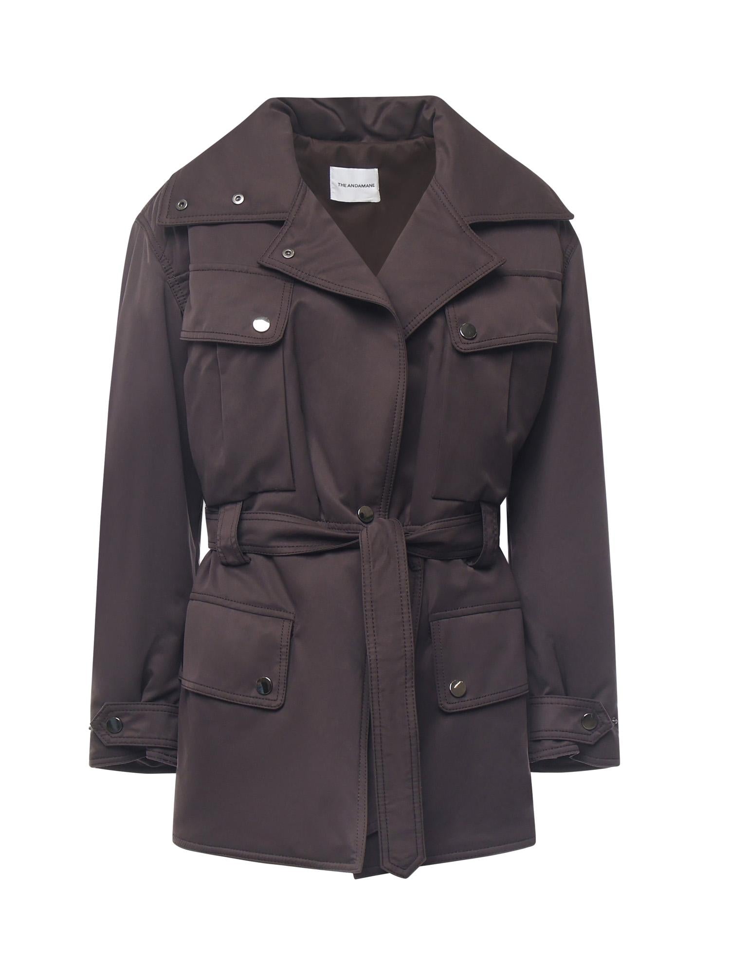 Giacca Xandra T182025A TNP252DARK BROWN THE ANDAMANE 