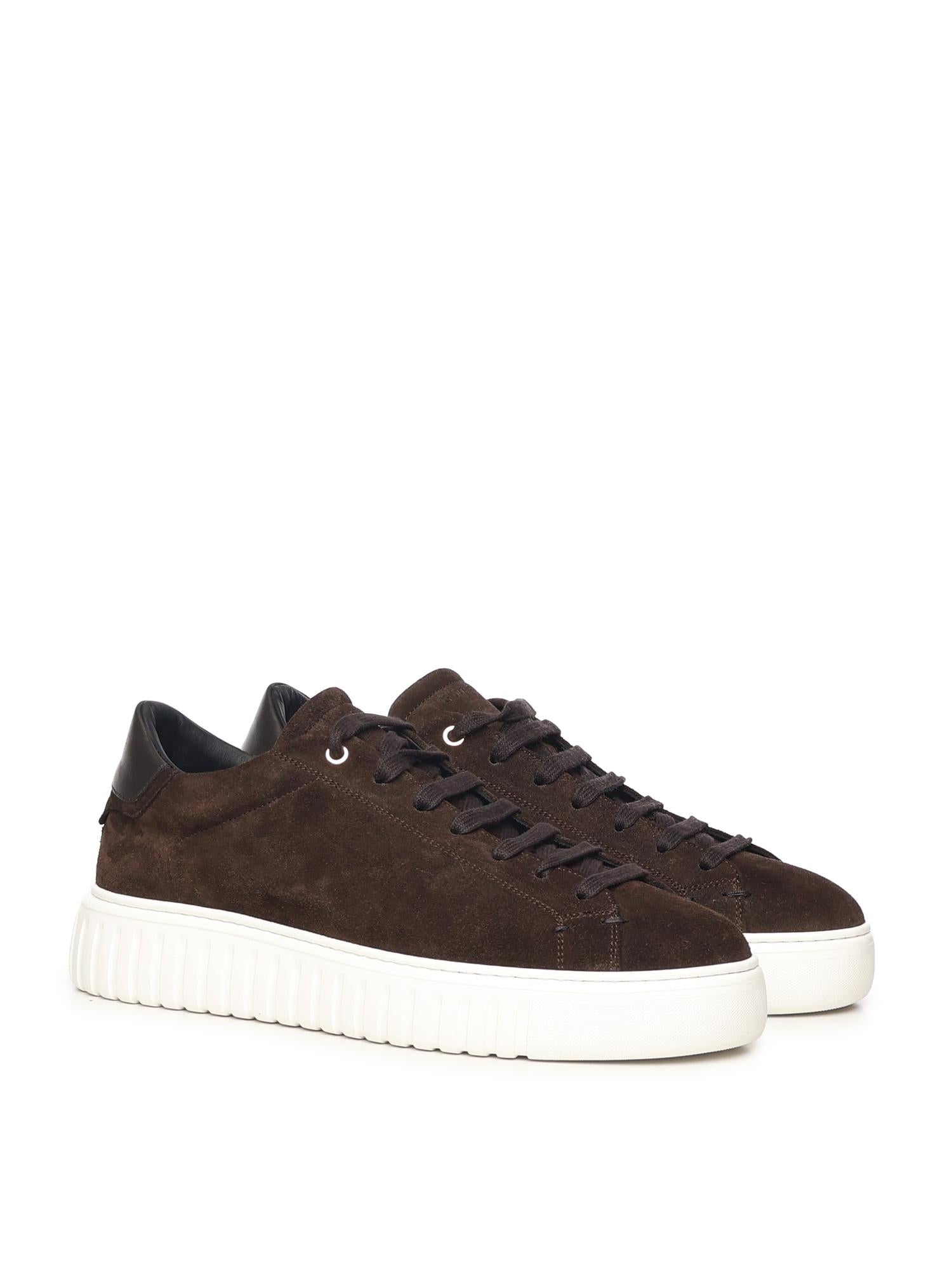 Sneakers Mars in camoscio MARS CAMISCIODARK BROWN GIULIANO GALIANO 