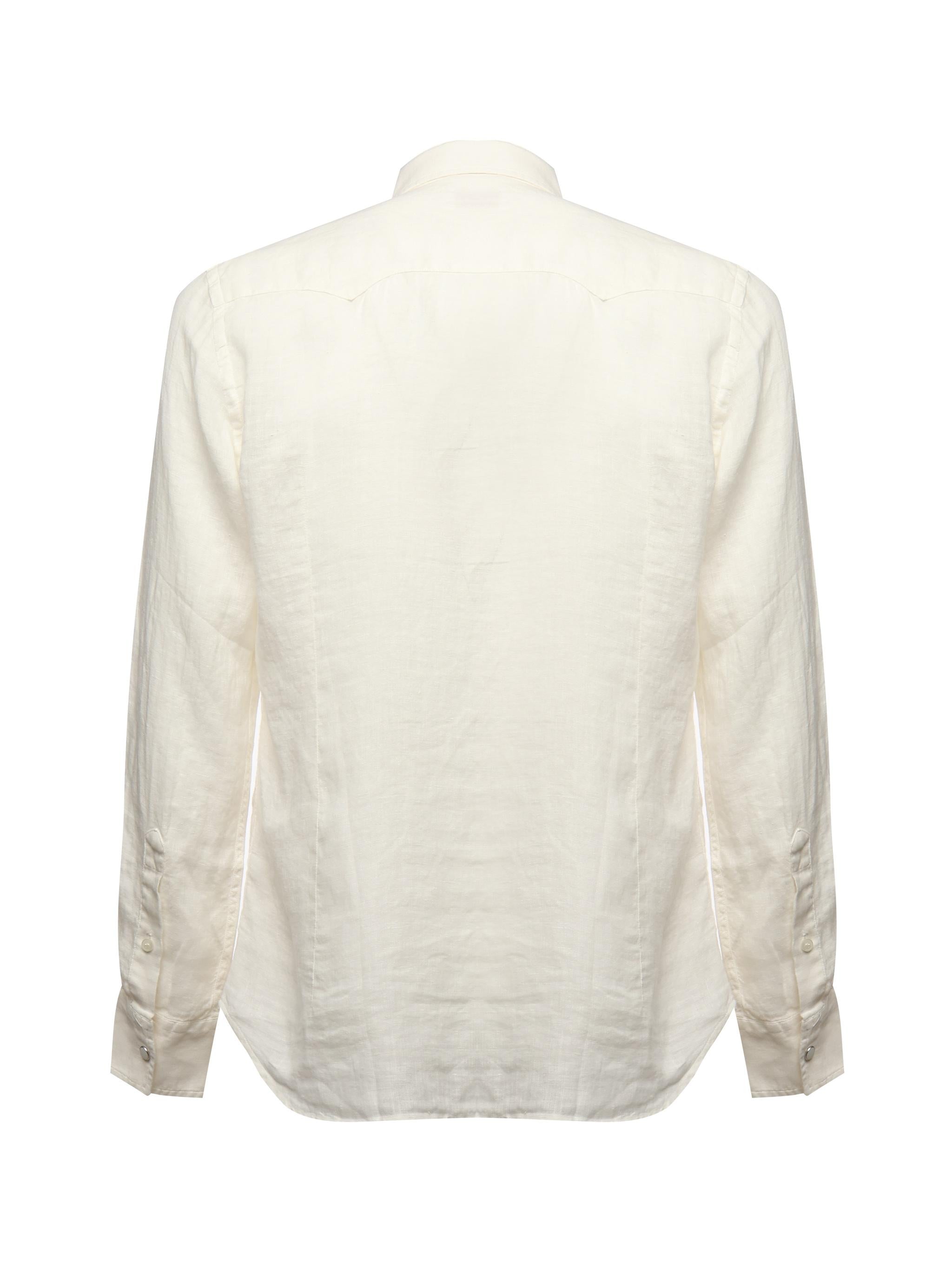 Camicia Greg in lino GRG0001 01033H MC2 SAINT BARTH 
