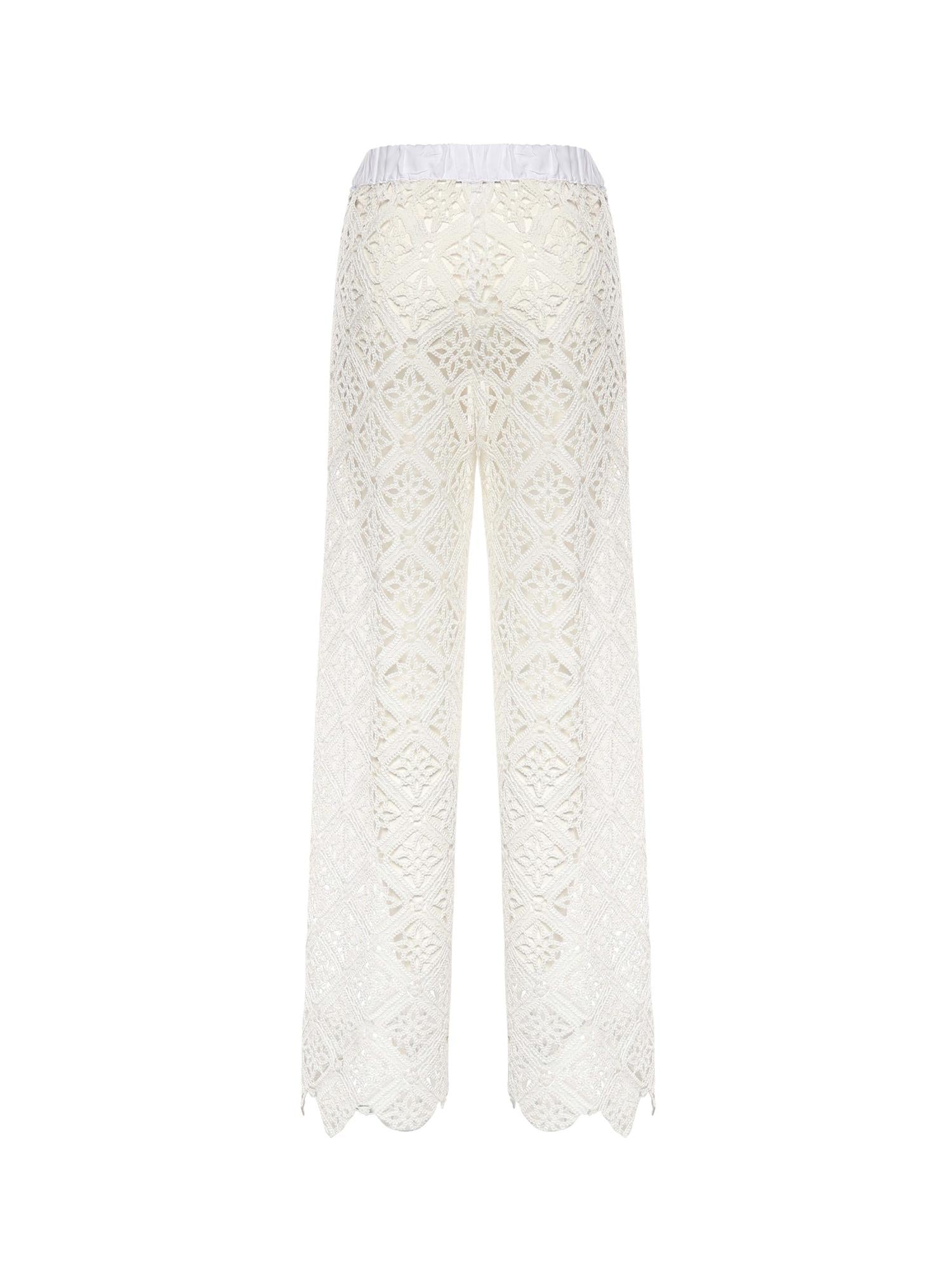 Pantaloni in misto cotone PT000252D 132951100 HERNO 