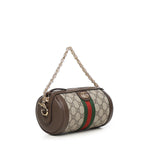 Borsa a cilindro Ophidia mini in tessuto GG 795208 96IWG8745 GUCCI 