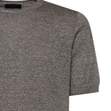 T-shirt in lino e cotone NMMC1522420WYK S602 FAY 